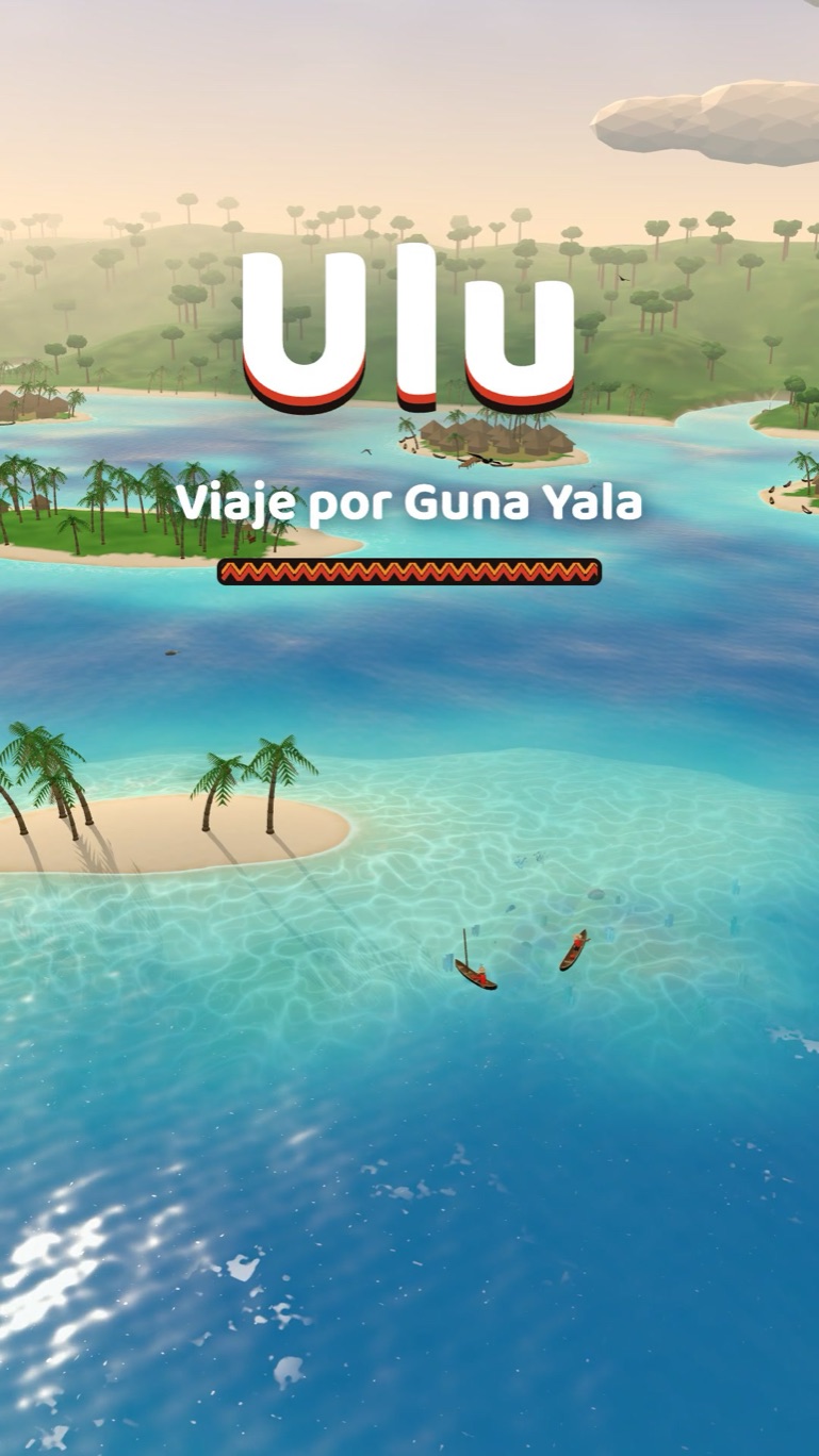 Portada de Ulu: cayucos navegando entre las islas de Guna Yala